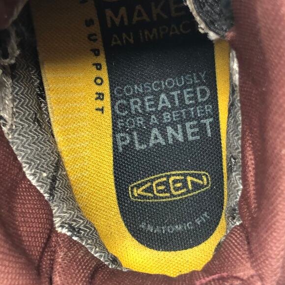 KEEN Women’s Size 6 M Terradora II Waterproof Hiking Boots 1023497 Tan Burgundy - Picture 8 of 8